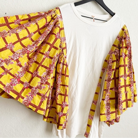 FREE PEOPLE Folklore Tee Wide Sleeve - Picture 5 of 6